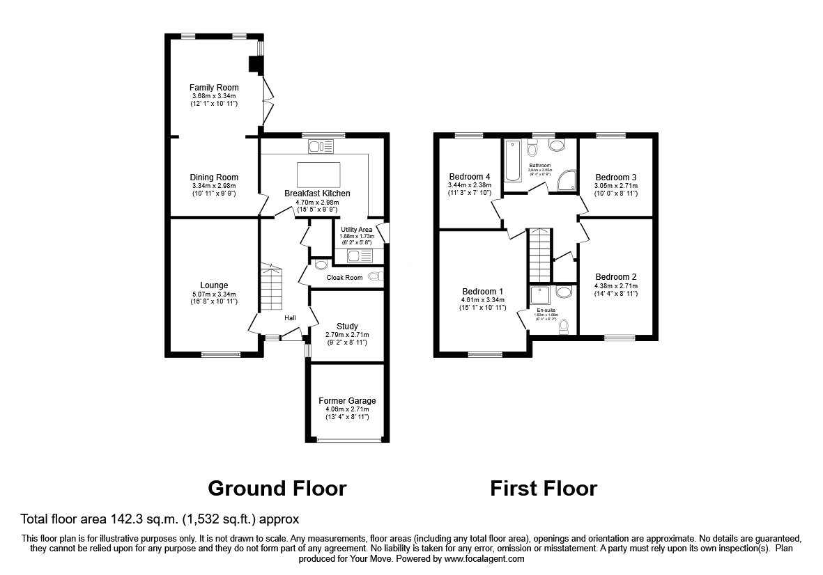 Maes Y Berwyn, Wrexham floorplan