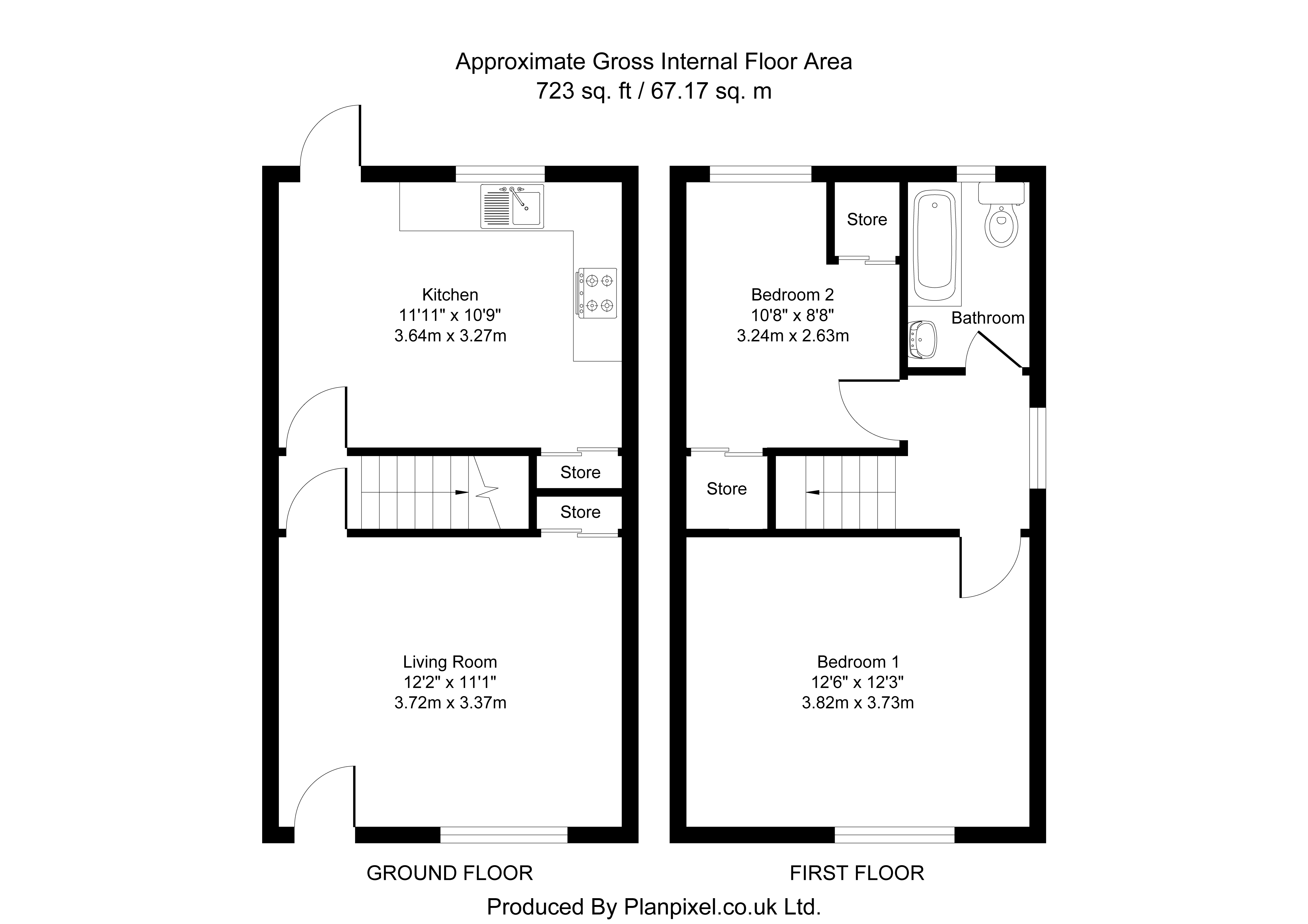 Whitechapel Street, Nottingham floorplan