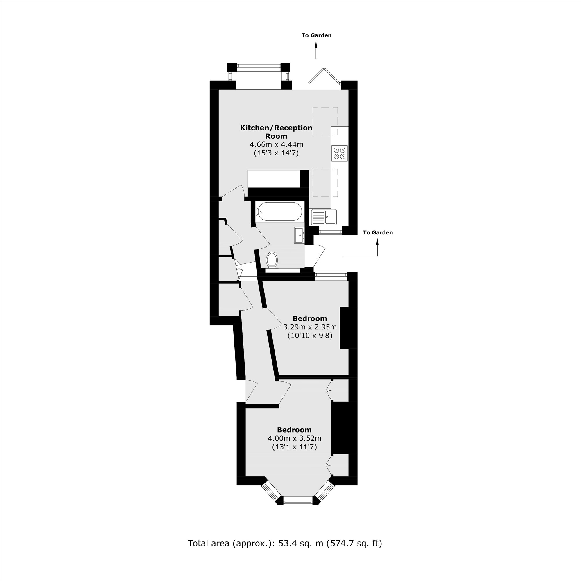 25A, Elcot Avenue, London floorplan