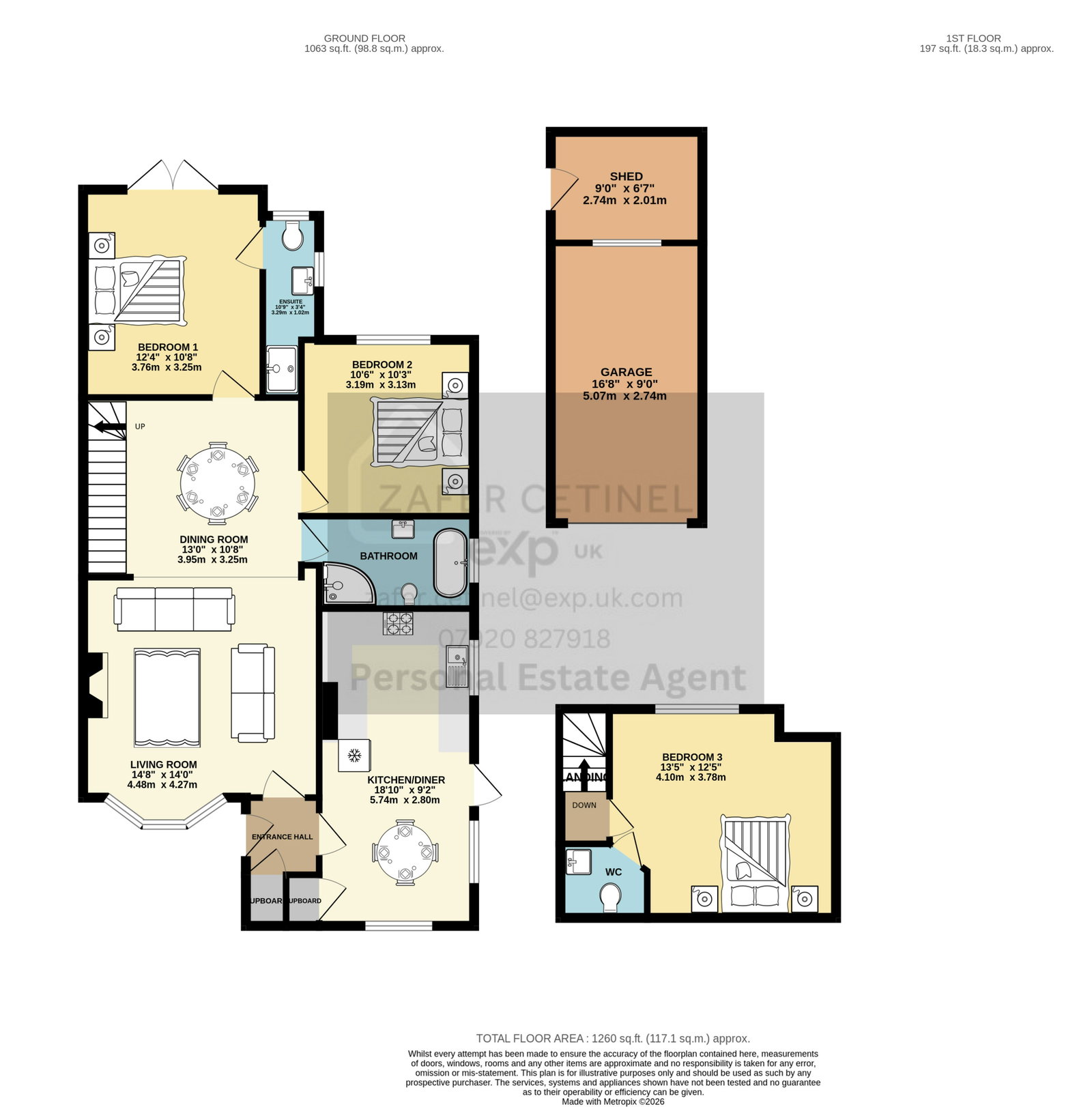 50, Finchcroft Lane, Cheltenham floorplan