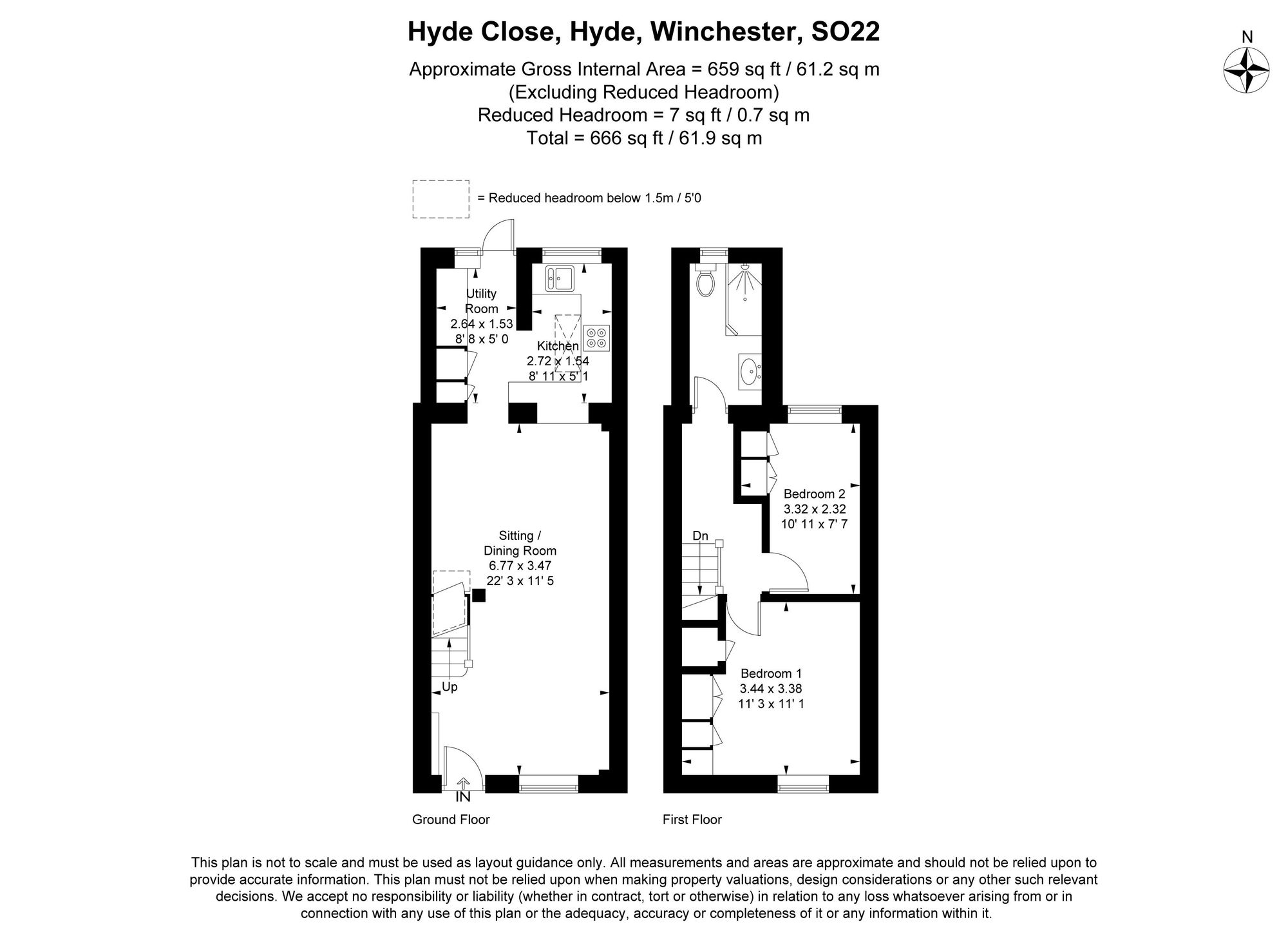 8 Hyde Close, Winchester floorplan