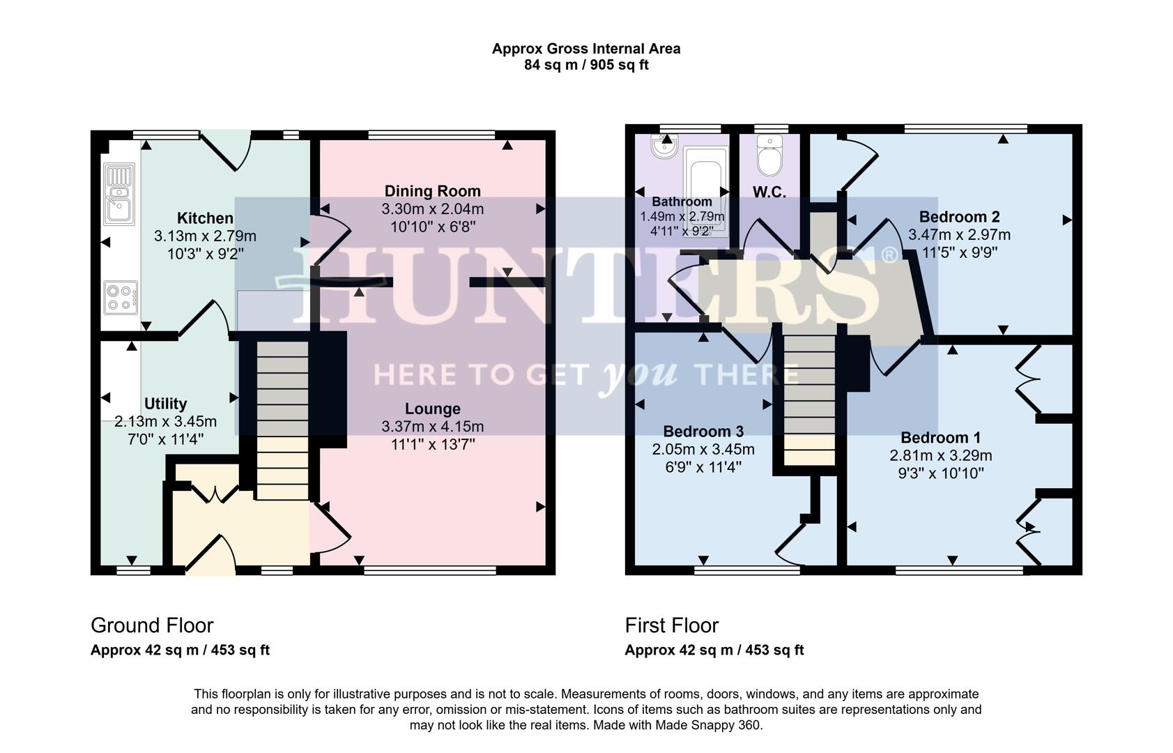 42, Brabazon Road, Oadby floorplan