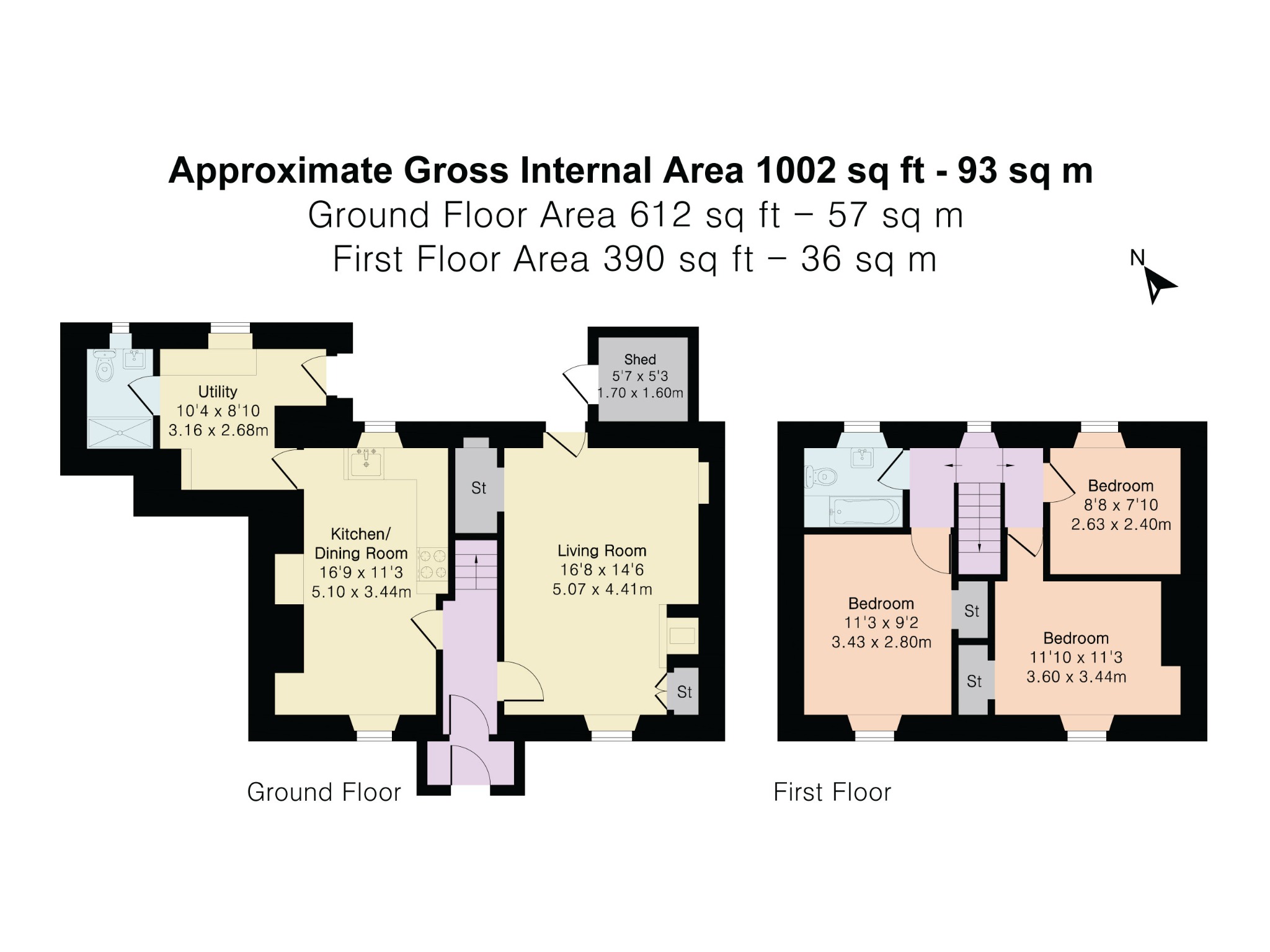 Verbena Cottage, 5 The Row, Cornwall floorplan