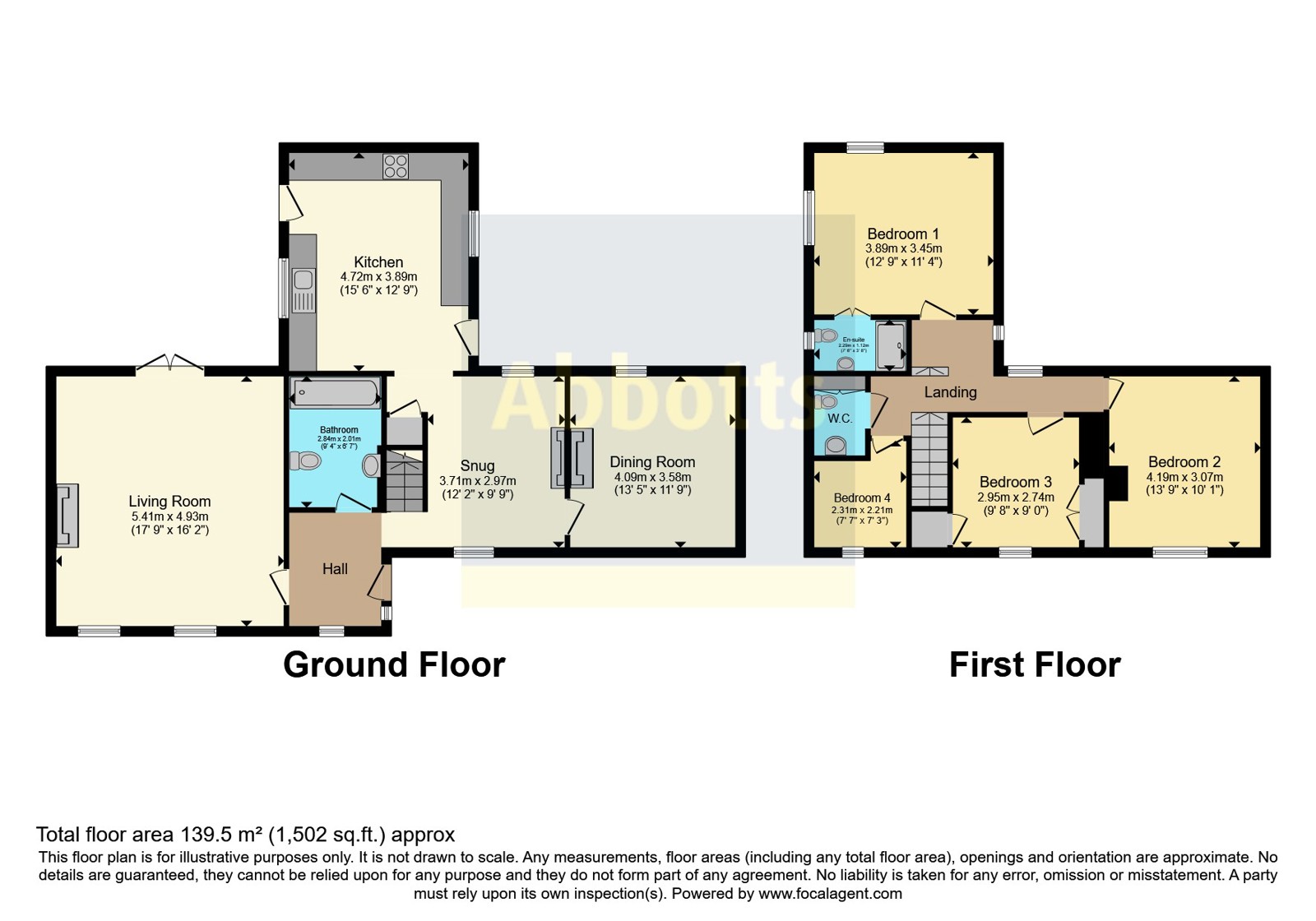 8, Chequers Lane, Attleborough floorplan