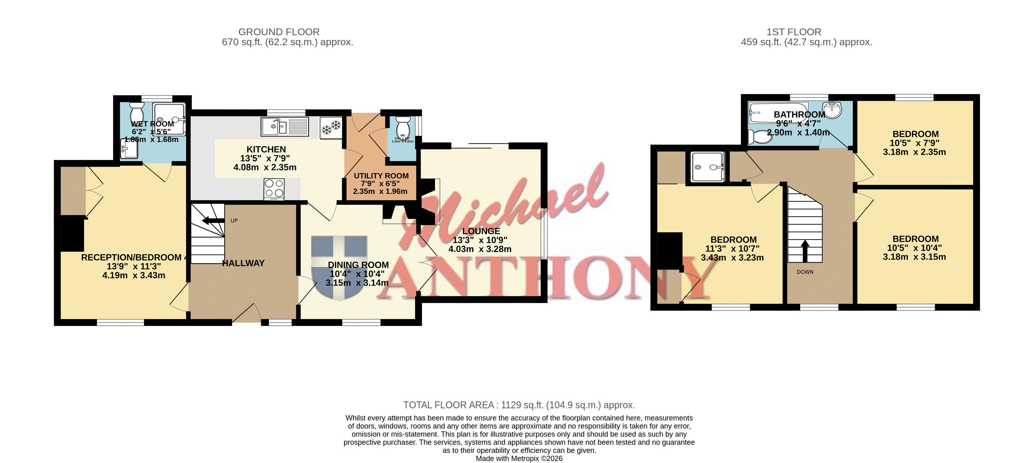 26, Manor Road, Milton Keynes floorplan