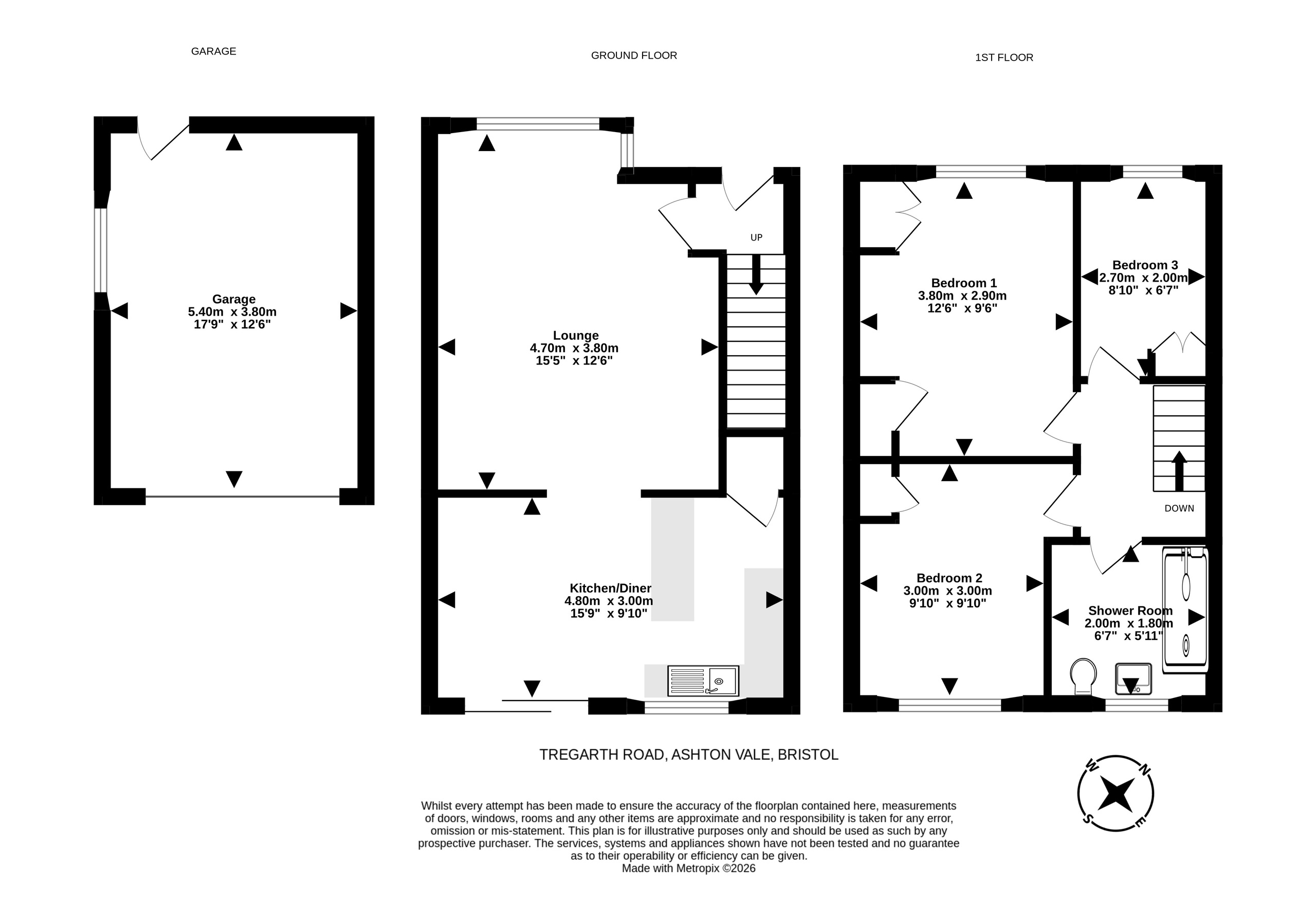 43 Tregarth Road, Bristol floorplan