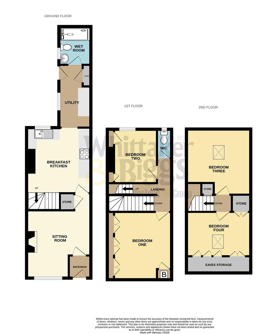 21, Cruso Street, Leek floorplan