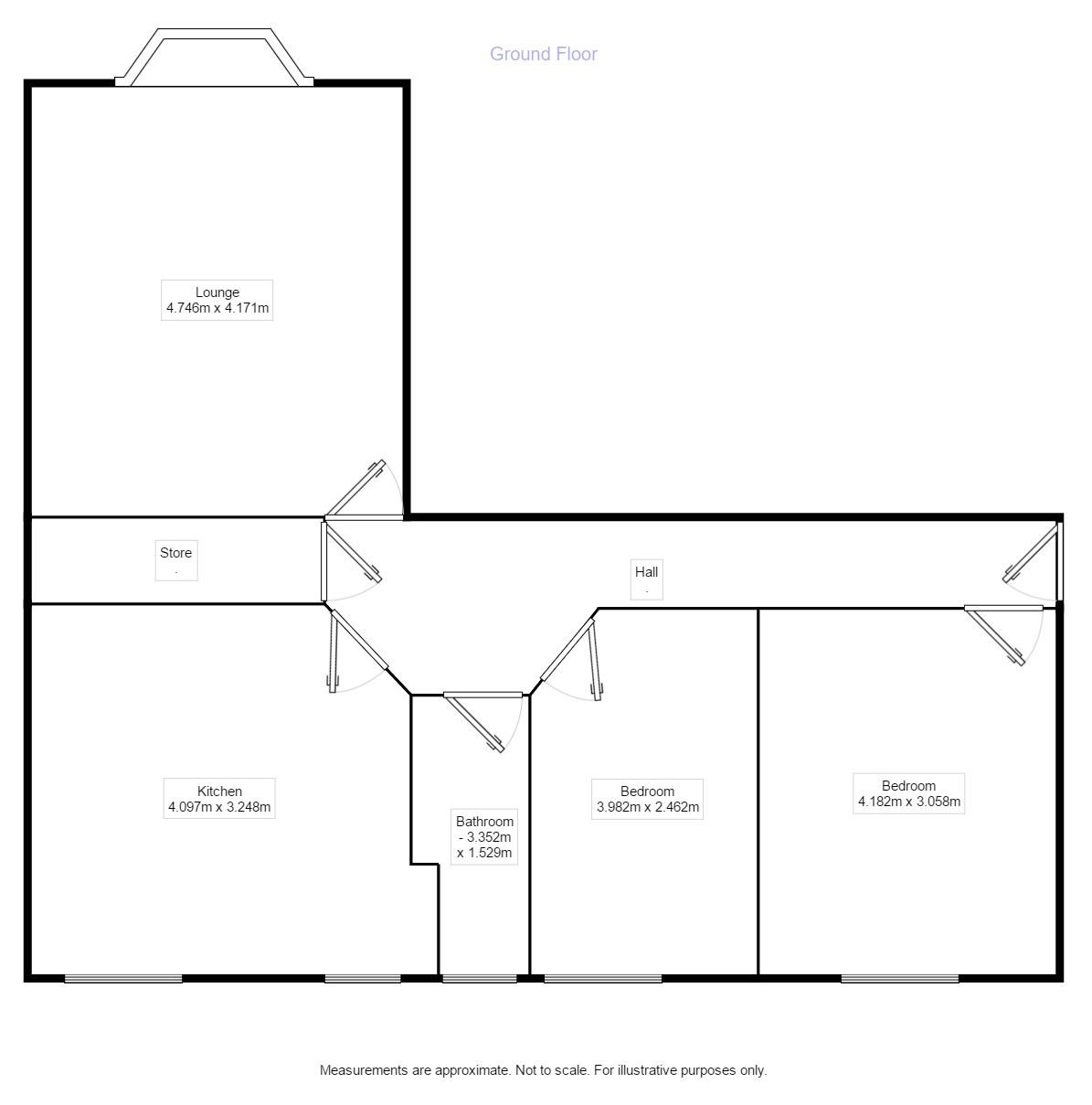 2 Bedrooms Flat for sale in Barnton Street, Stirling FK8