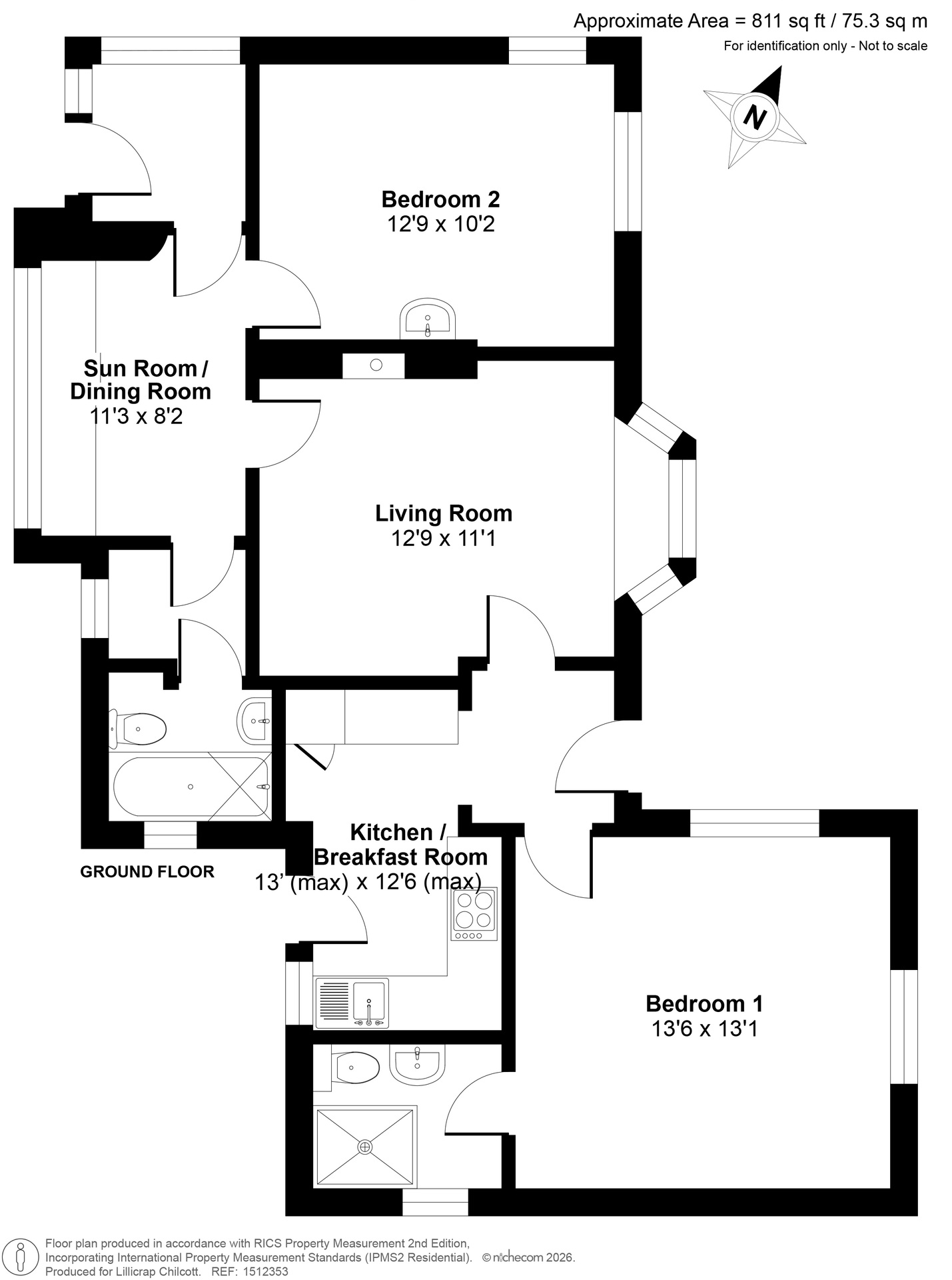 Anchor Cottage, St. Agnes floorplan