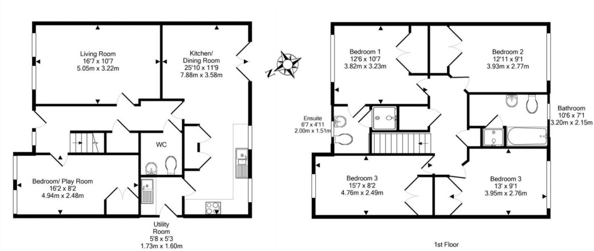 60 Langton Grove, East Calder floorplan
