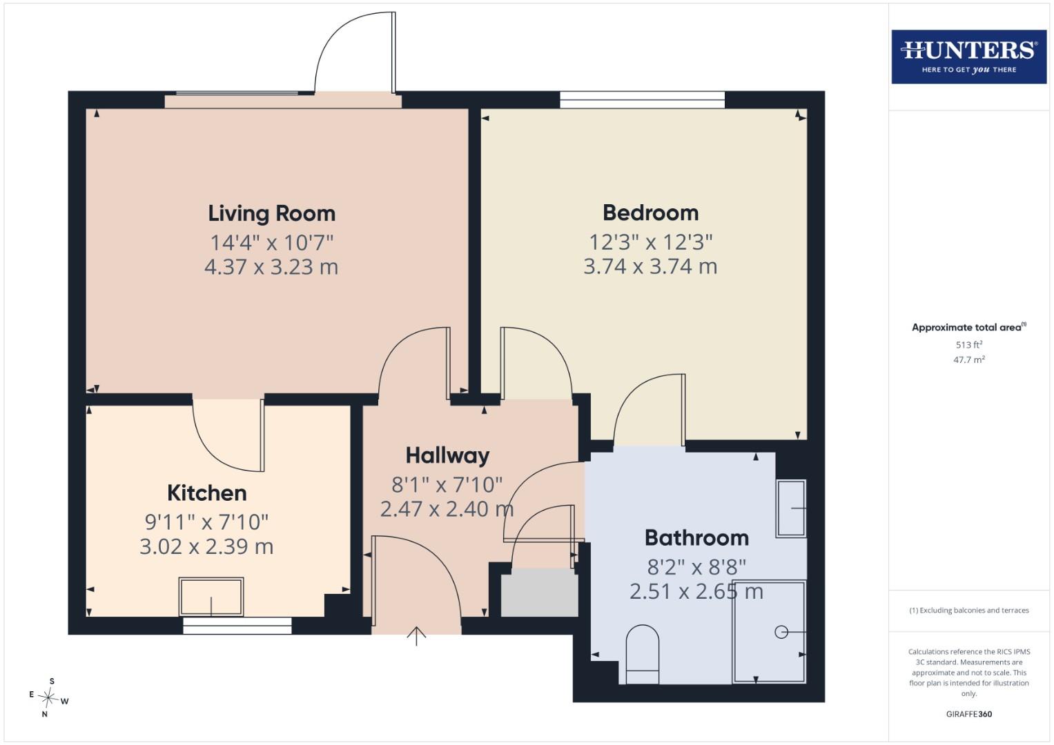 59, Plaxton Court, Scarborough floorplan