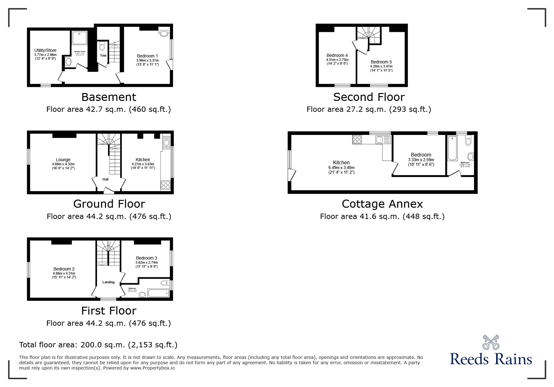 455, Glossop Road, South Yorkshire floorplan