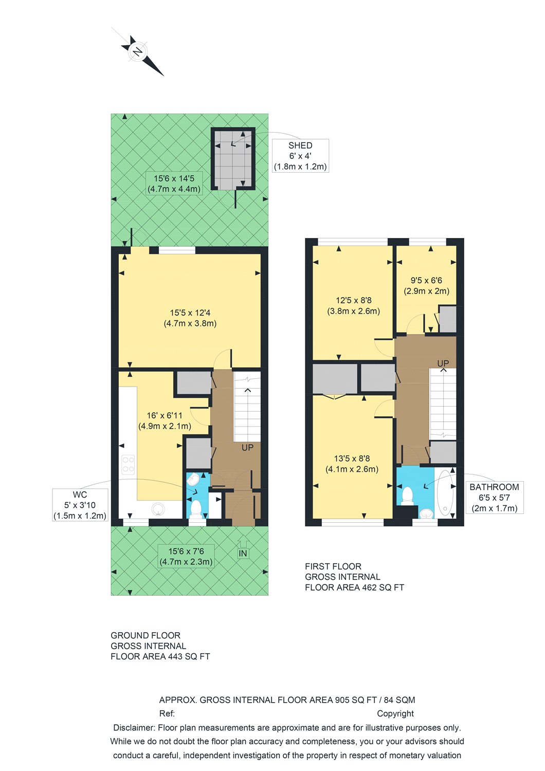 30, Desmond Street, London floorplan