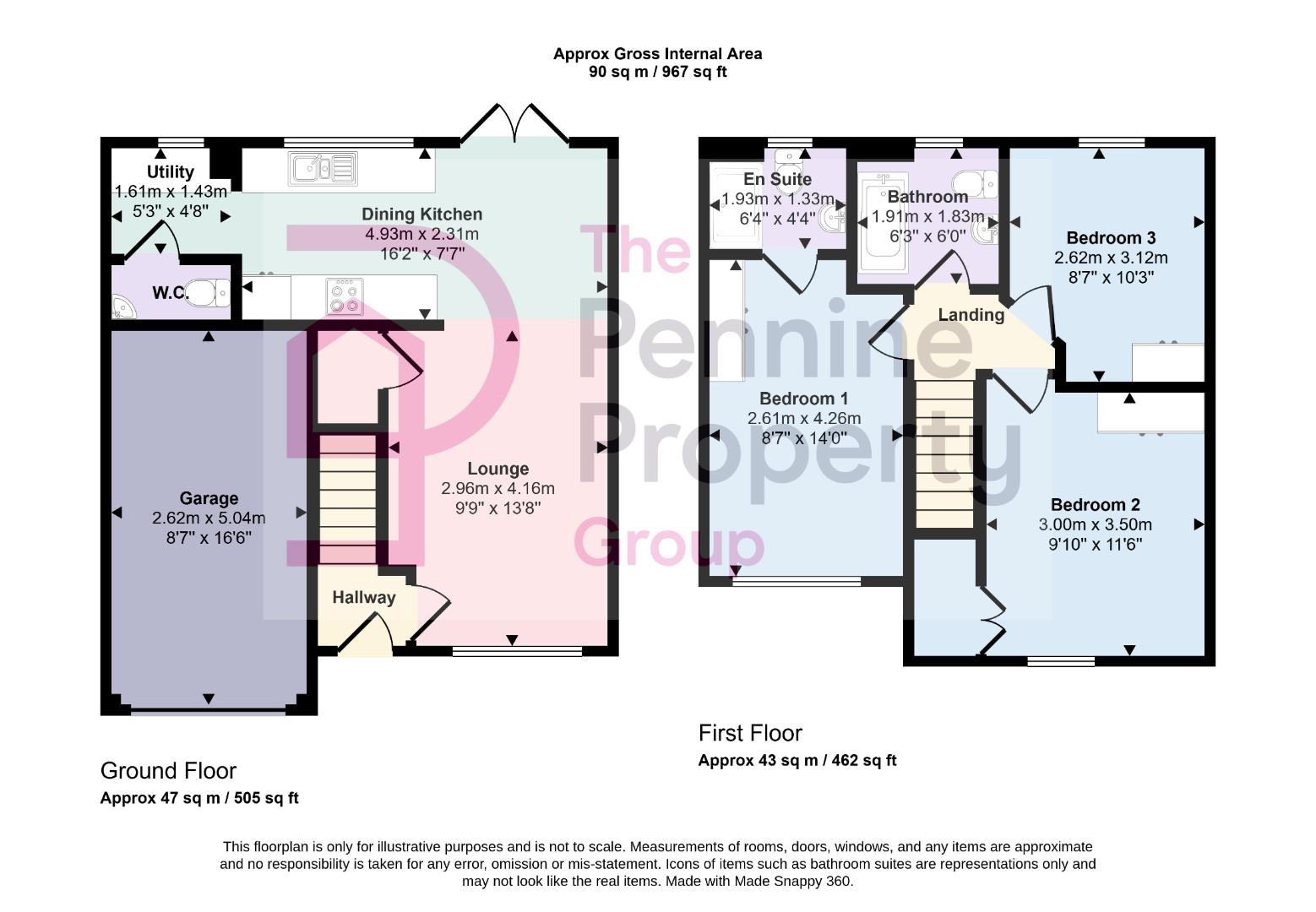 17, Cruck Barn Road, Sheffield floorplan