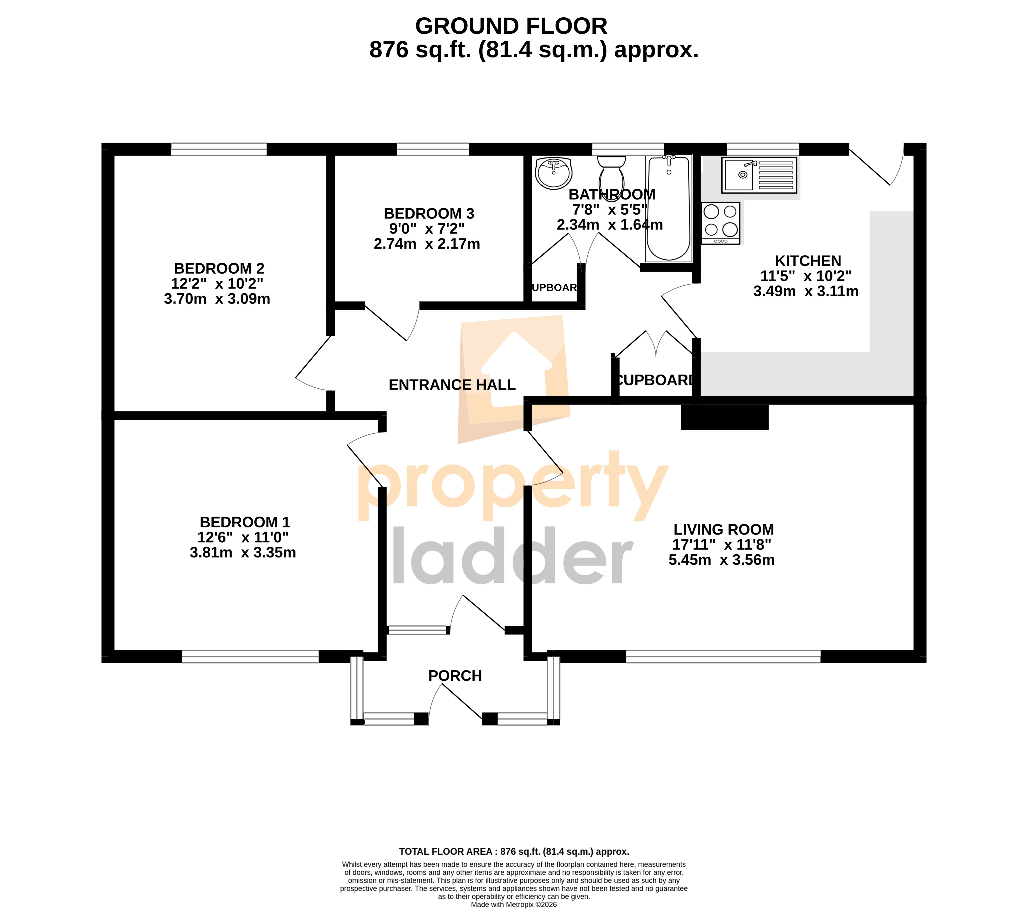 3, Shirley Close, Norwich floorplan