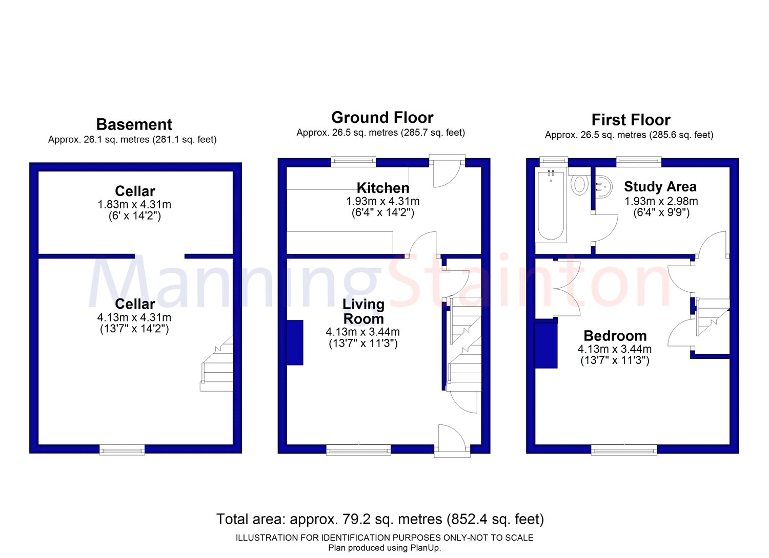 1 Bedrooms Town house for sale in Ravenscar Avenue, Oakwood, Leeds LS8