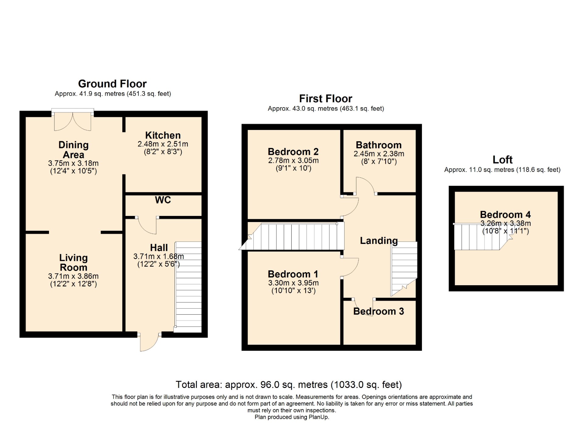 10, Woodbury Road, Stockport floorplan
