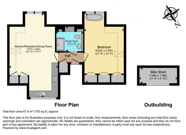 7 alexa apartments, 255 Elmers End Road, Beckenham floorplan