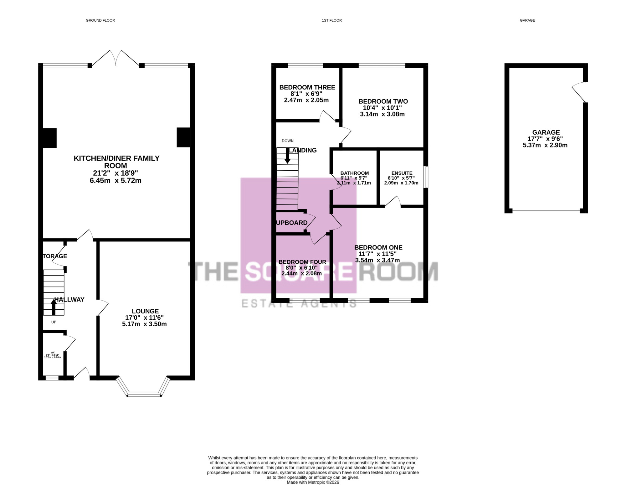 22, Redwood Drive, Blackpool floorplan