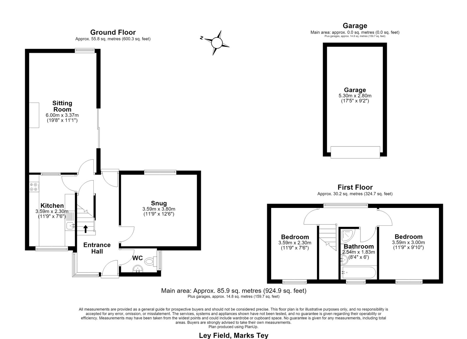 2, Ley Field, Colchester floorplan