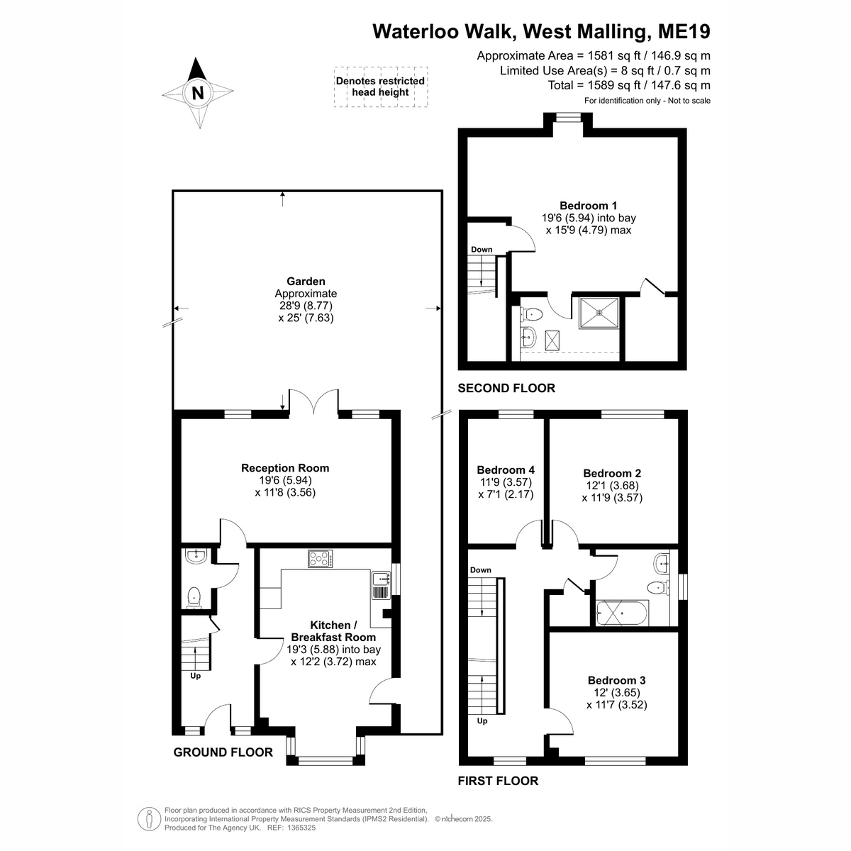 36, Waterloo Walk, West Malling floorplan
