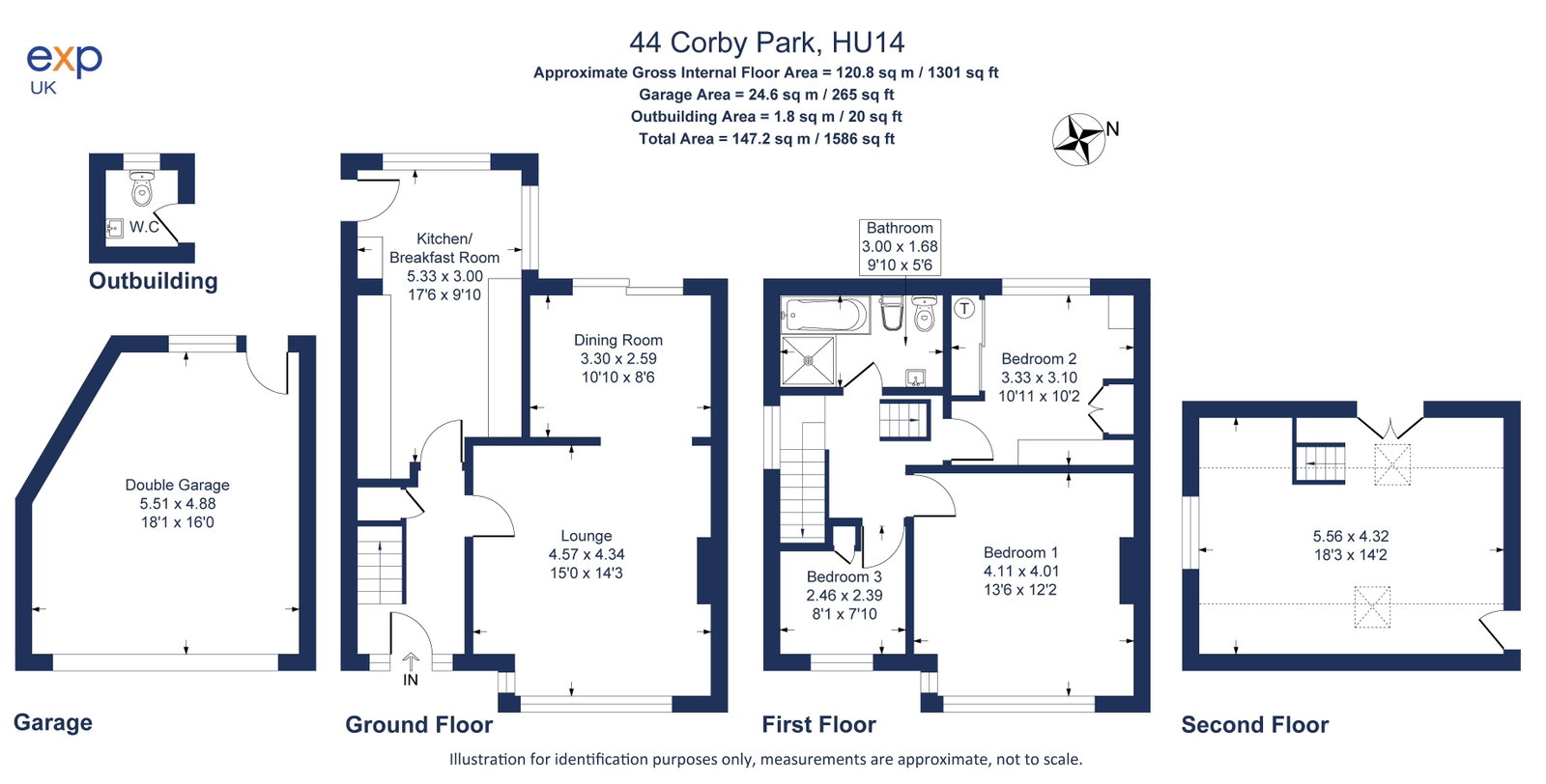 44, Corby Park, North Ferriby floorplan