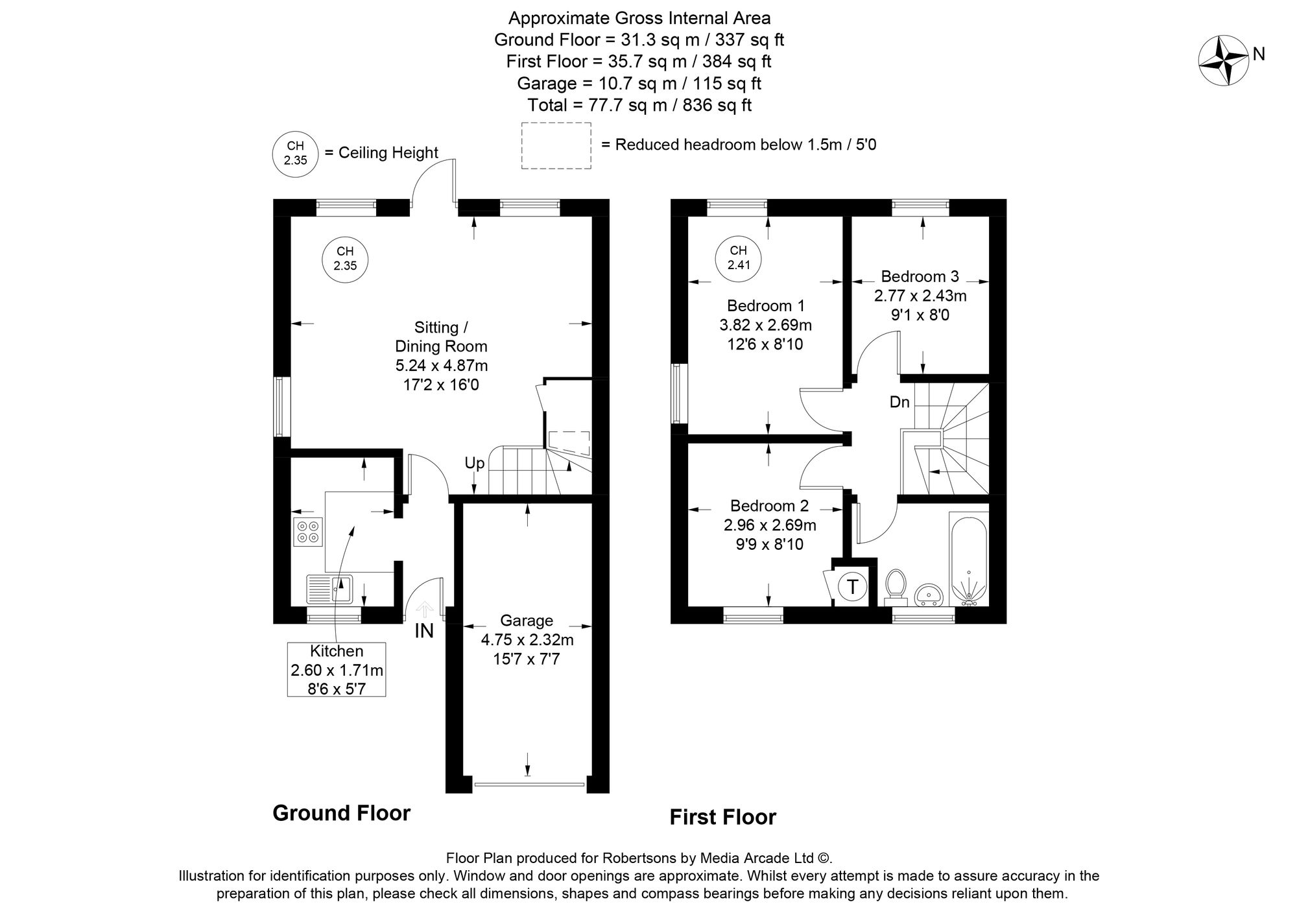 7 Lammas Way, High Wycombe floorplan