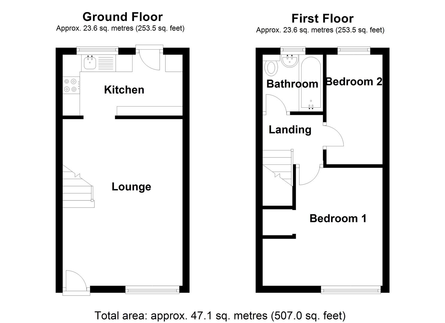 Custom House Place, Penarth Marina, Penarth CF64, 2 bedroom terraced
