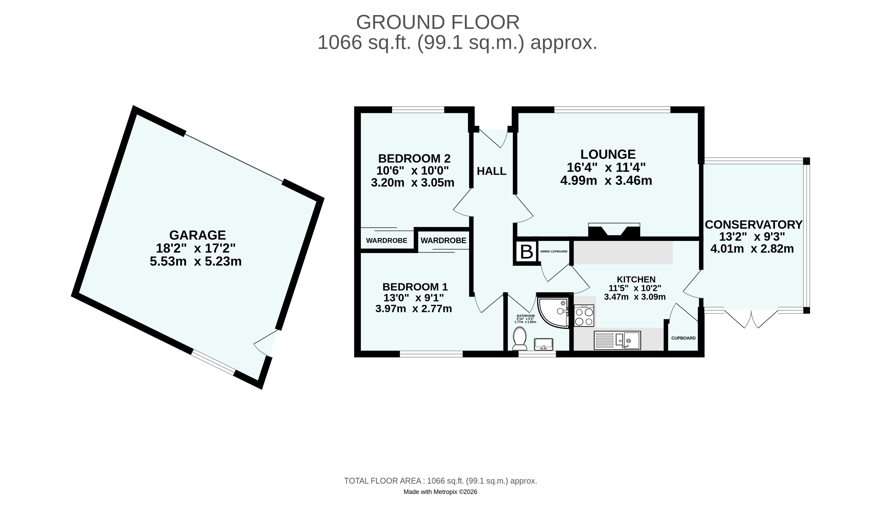 3, Parc Vean, Redruth floorplan