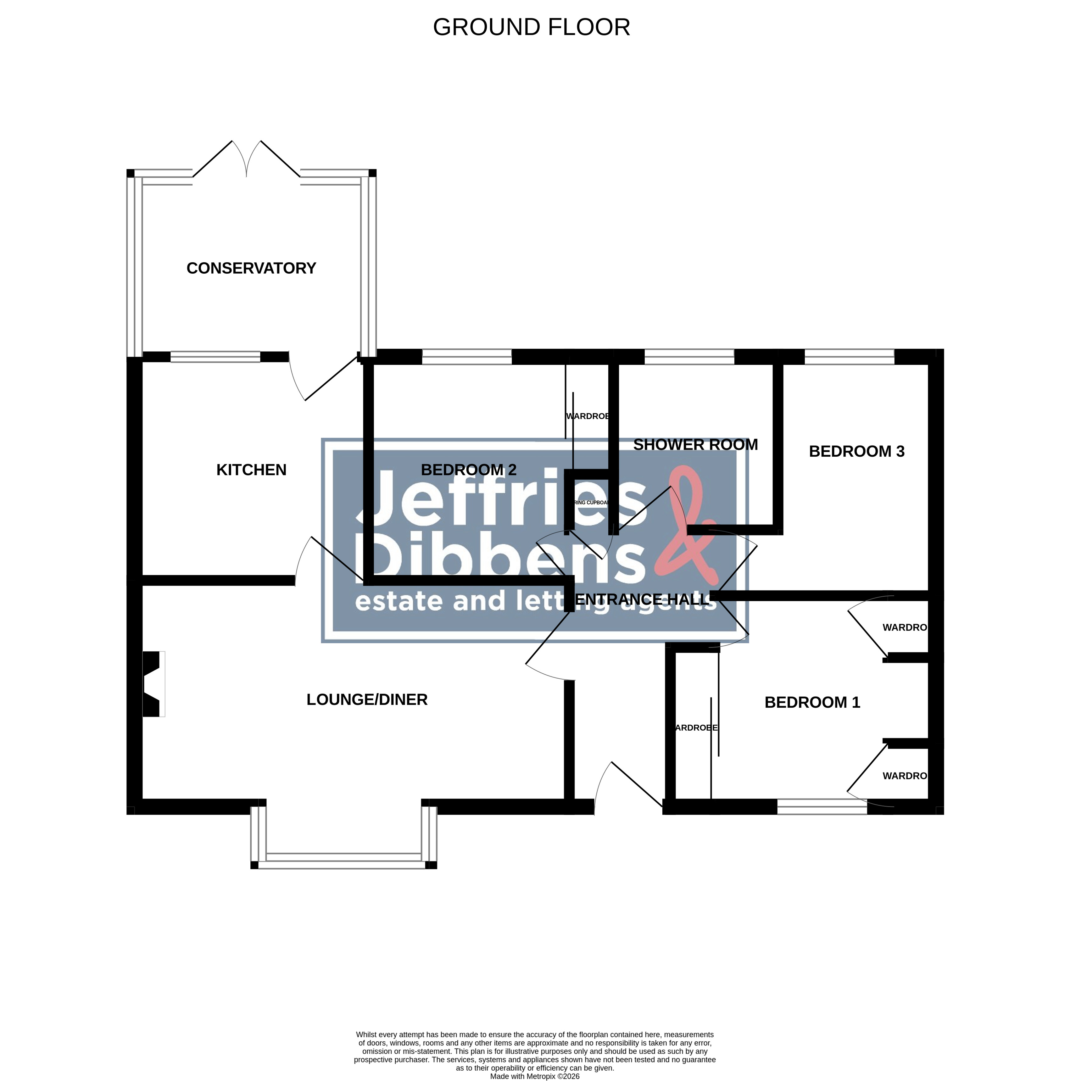 3, Bryony Way, Waterlooville floorplan
