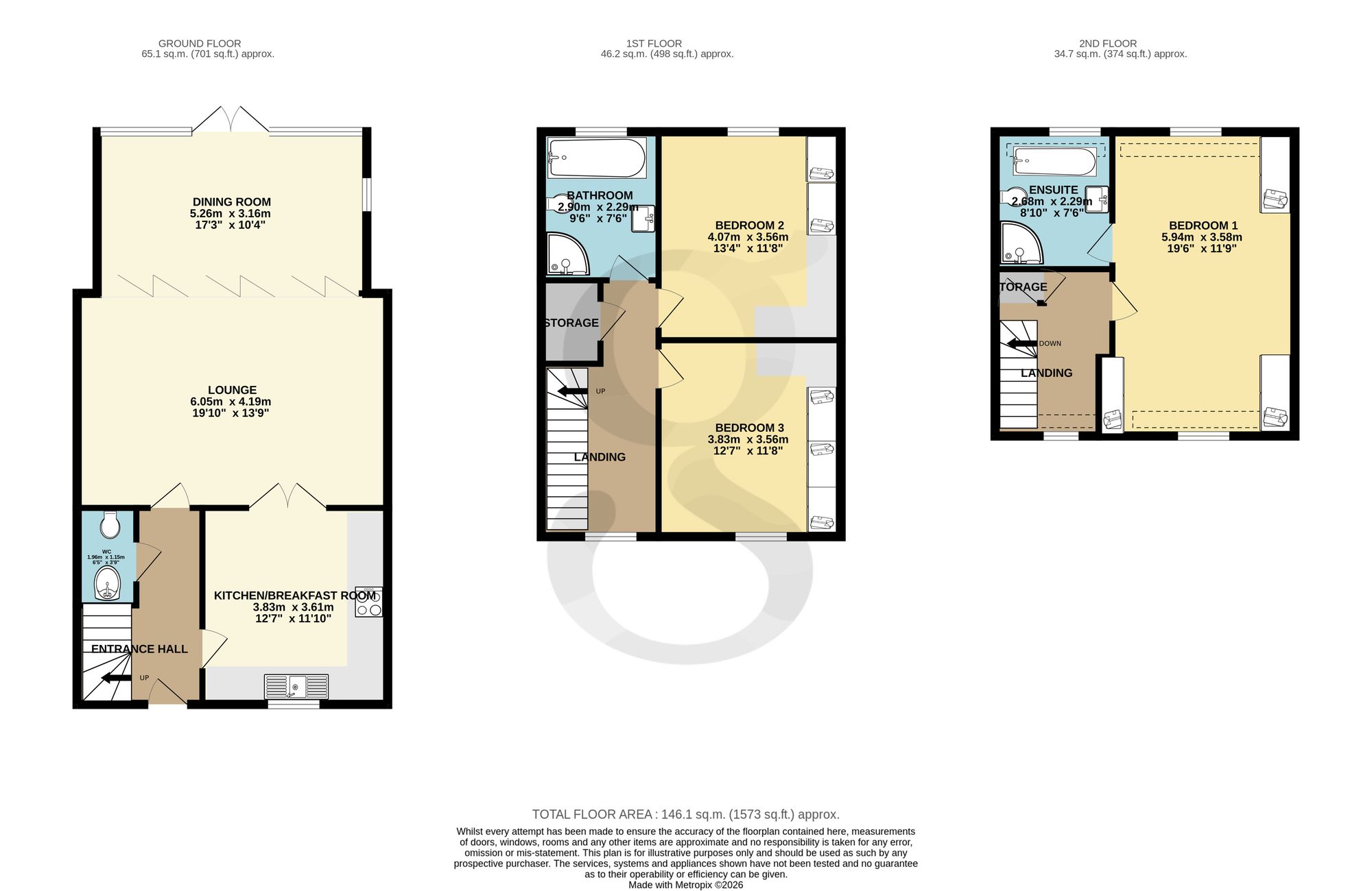 3 Nil Solitaire Villas La Grande Route De St. Pierre, Jersey floorplan