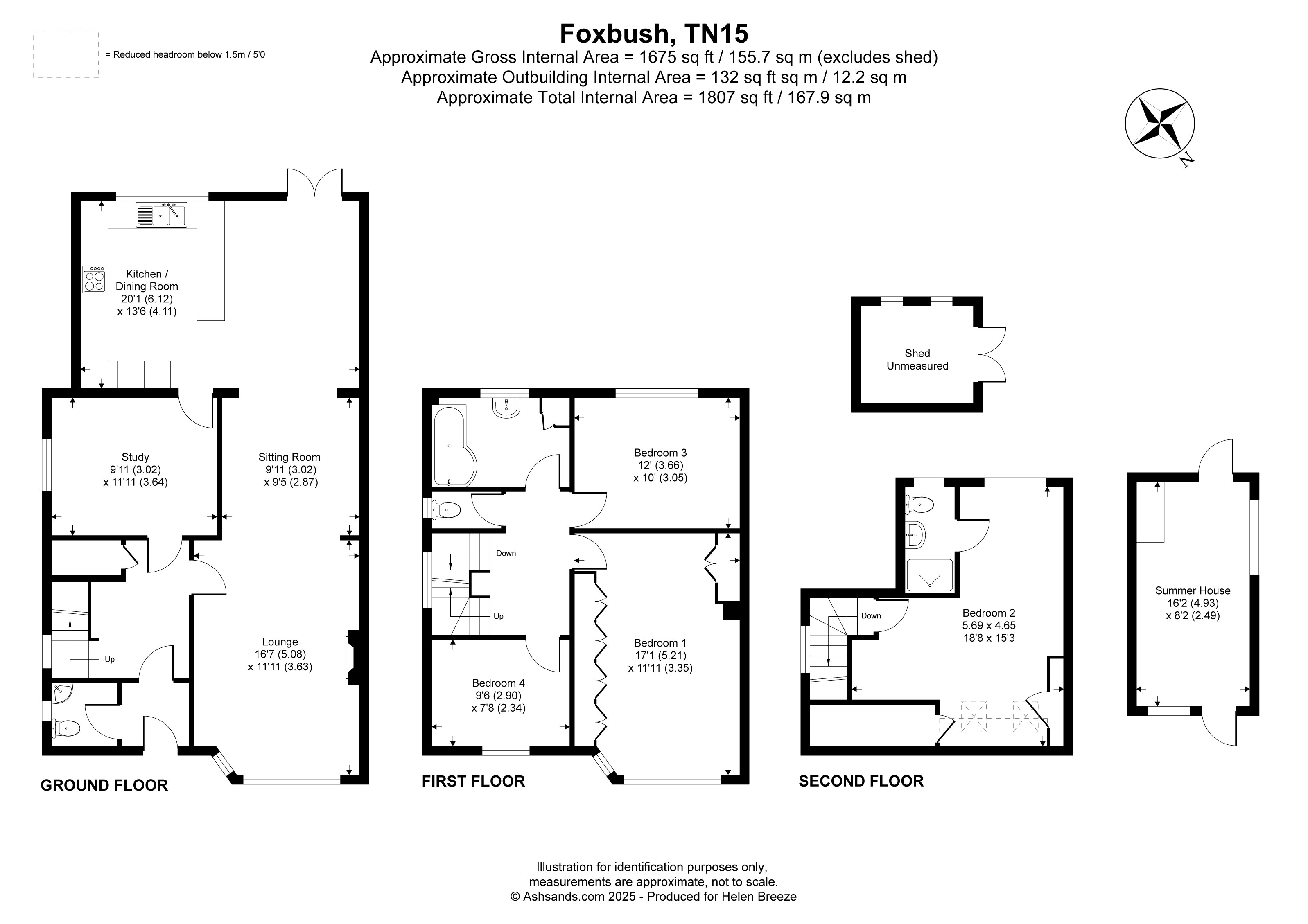15 , Foxbush, Hildenborough floorplan