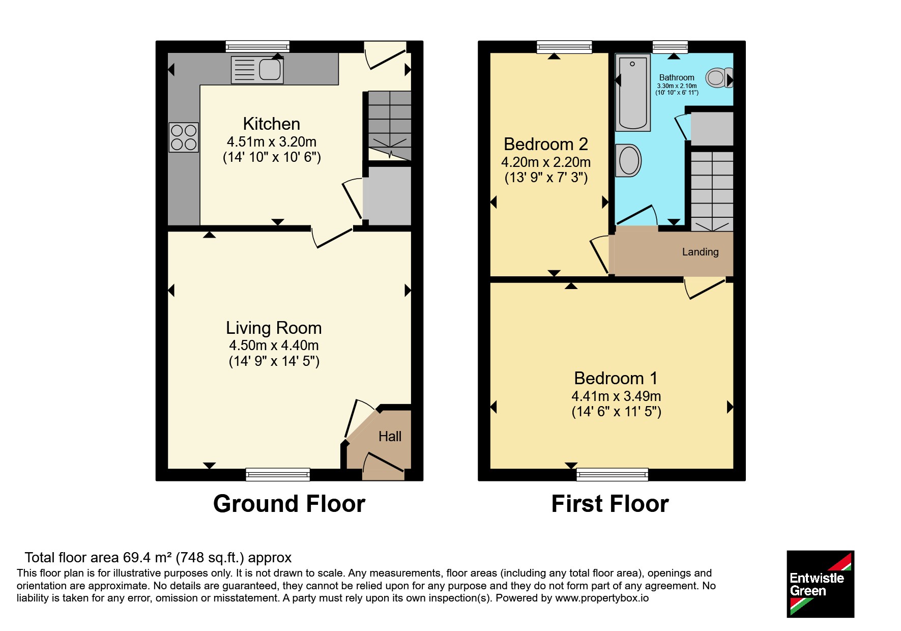 7, Claremont Terrace, Lancashire floorplan