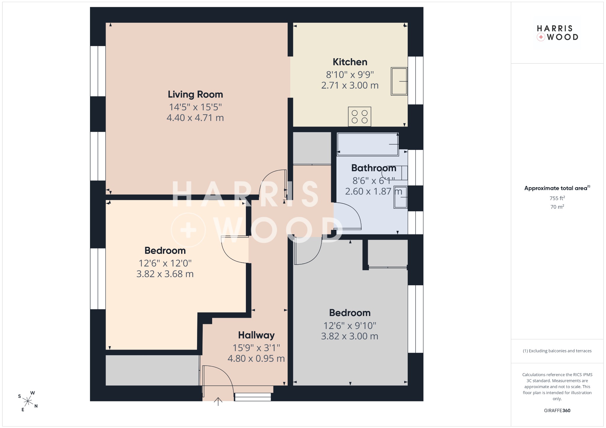 306 Abbots Road, Colchester, Essex floorplan