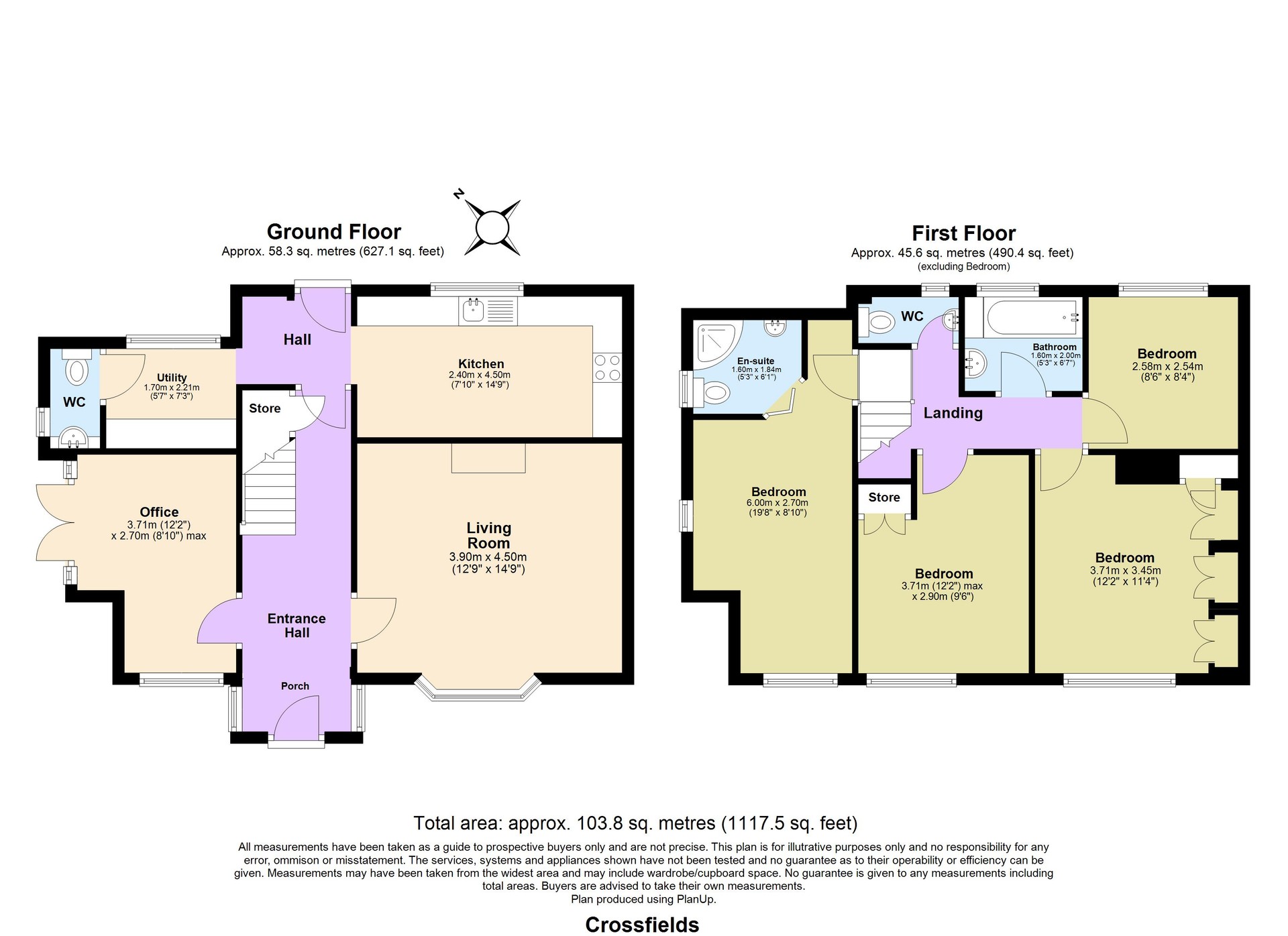 32, Crossfields, Loughton floorplan