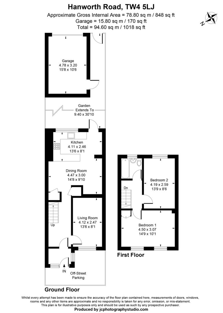 582, Hanworth Road, Hounslow floorplan