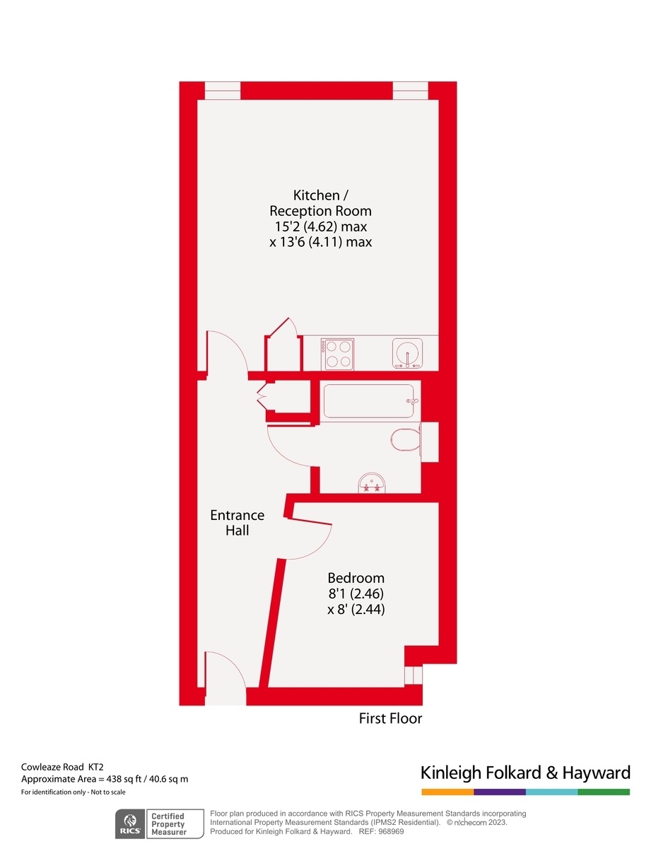 Flat 2 Clarenden House, 5, Cowleaze Road, Surrey floorplan