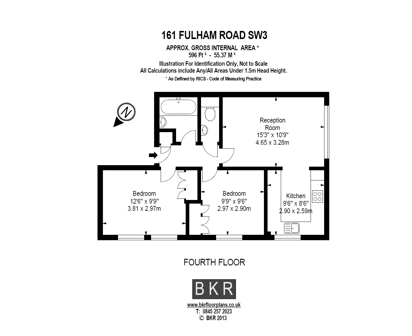 2 Bedrooms Flat to rent in Fulham Road, Fulham SW3