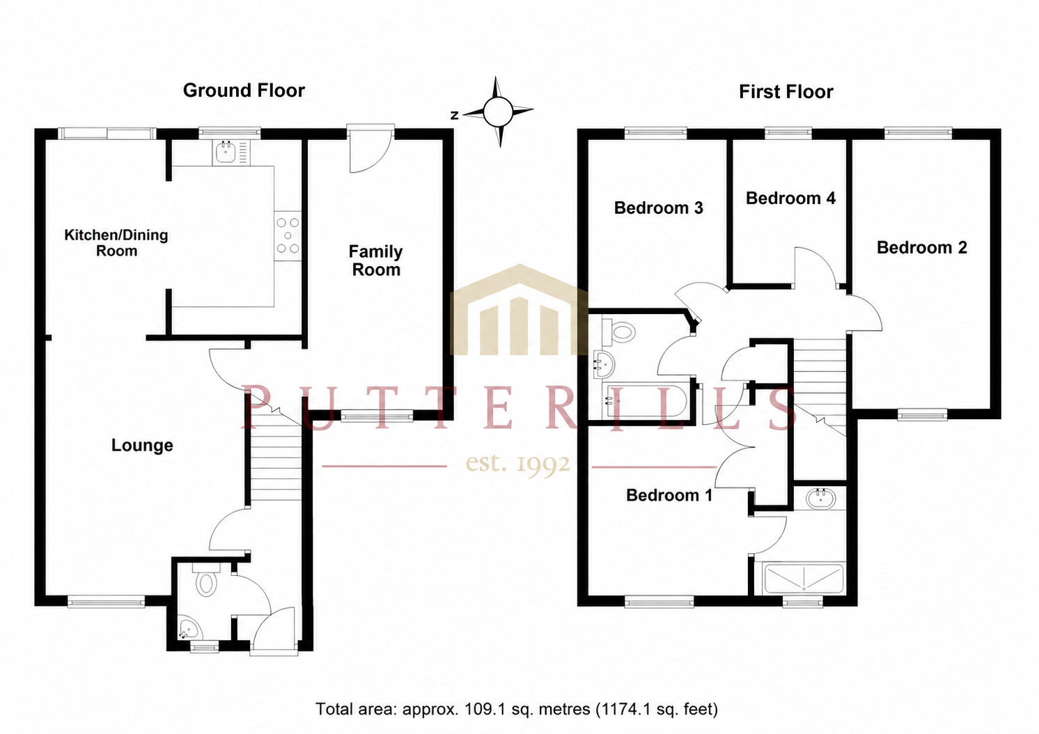 Blackdown Close, Hertfordshire floorplan