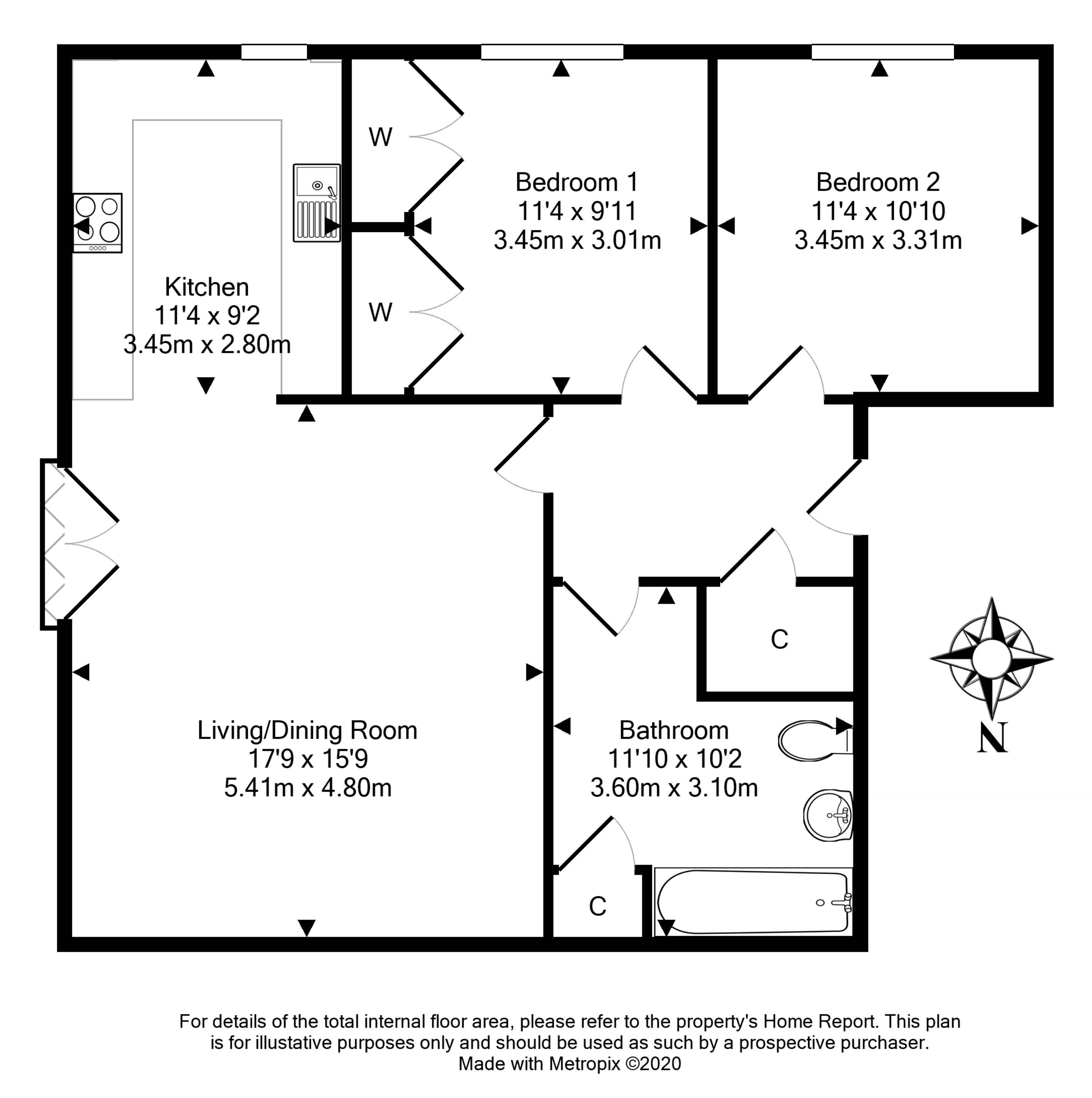 2 bed flat for sale in 48/7 Scald Law Drive, Colinton, Edinburgh EH13
