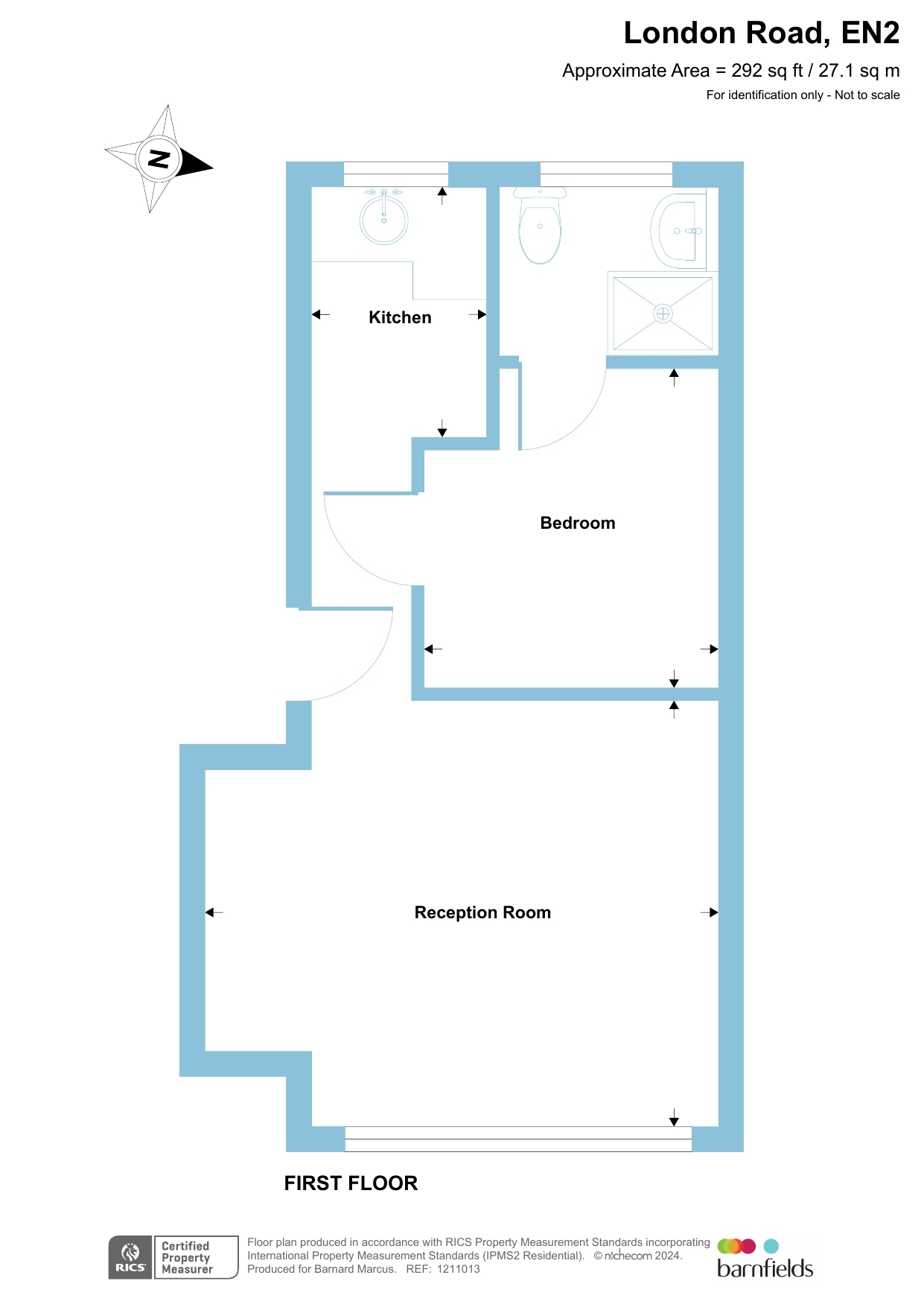 5, Romsey Court, London Road, Enfield floorplan