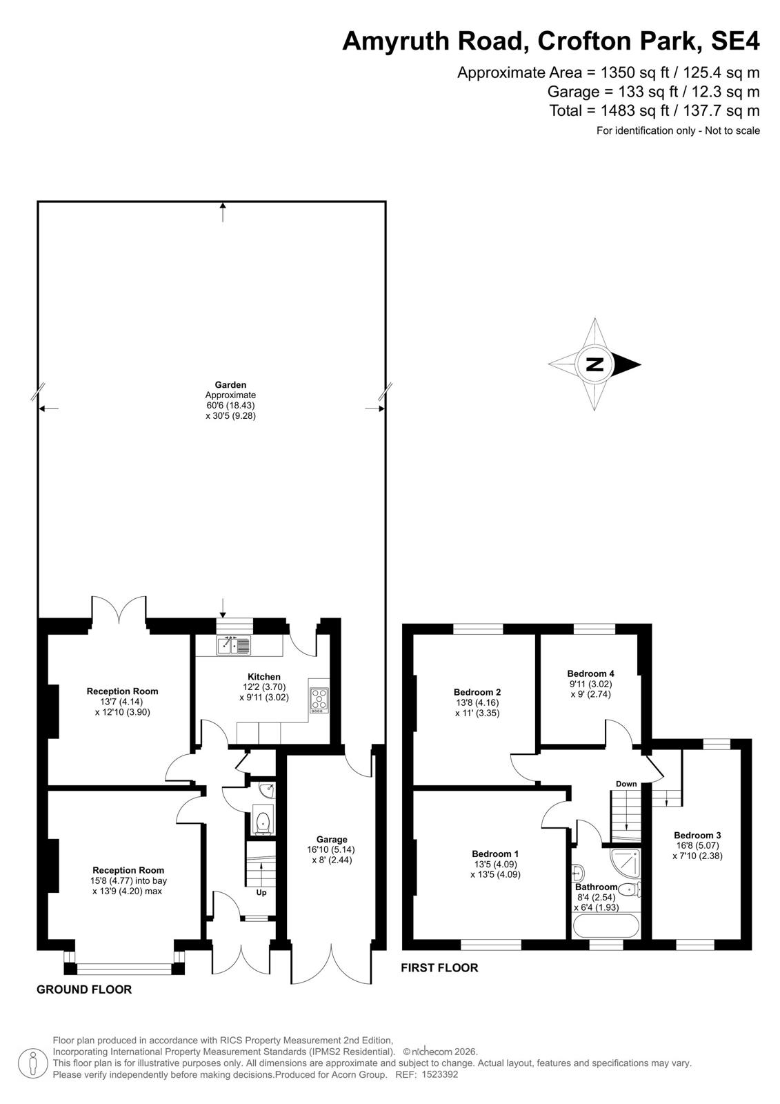 14, Amyruth Road, Crofton Park floorplan