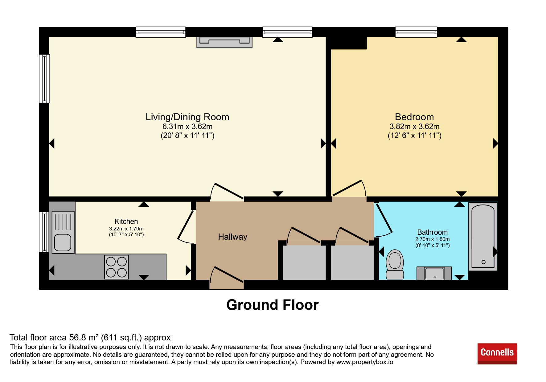 63, Talfourd Way, Redhill floorplan