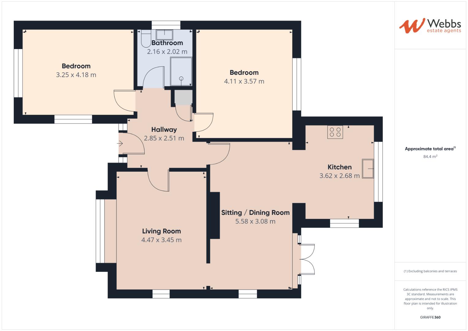 110, Old Penkridge Road, Cannock floorplan