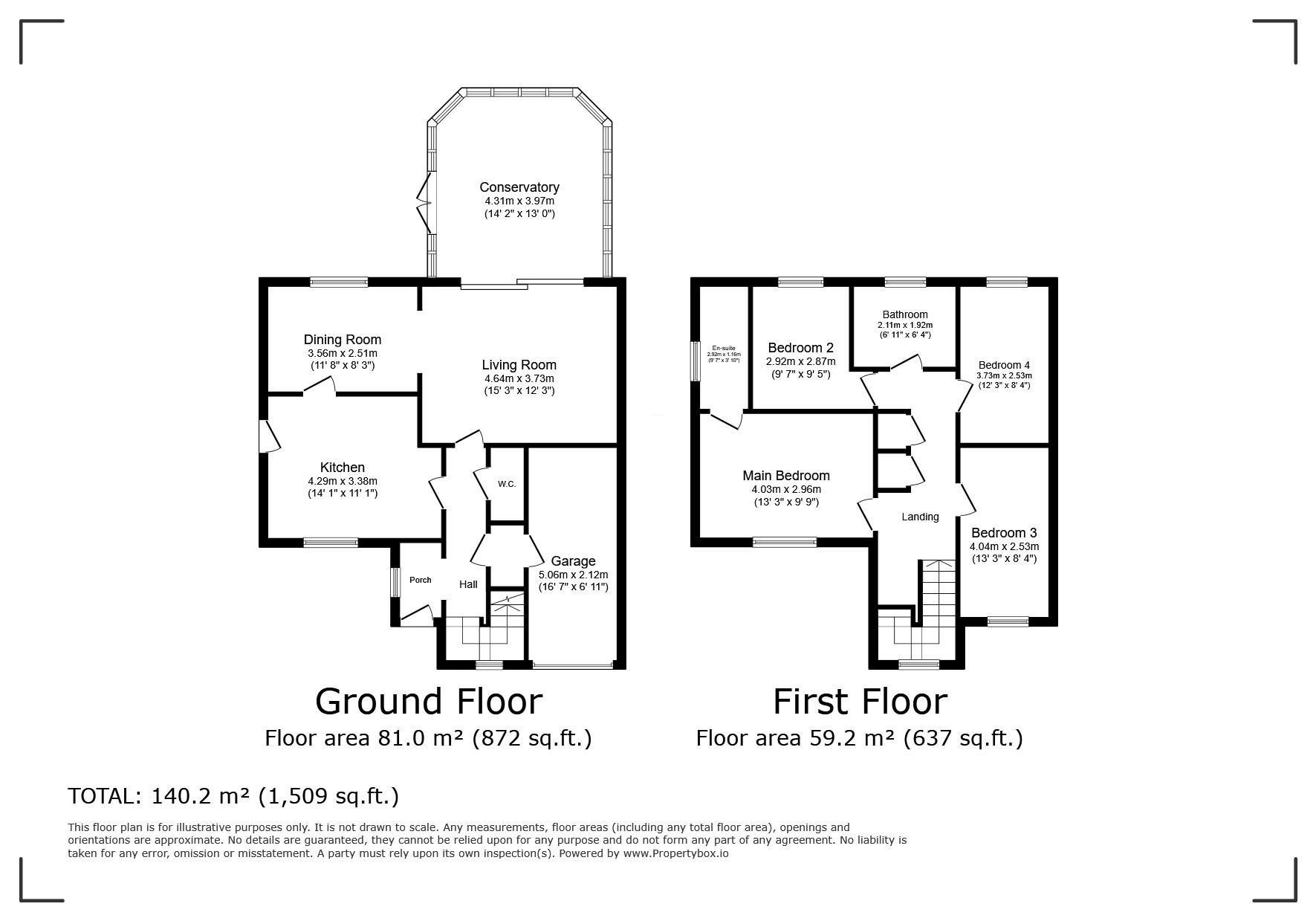 19, Talbot Way, Nantwich floorplan