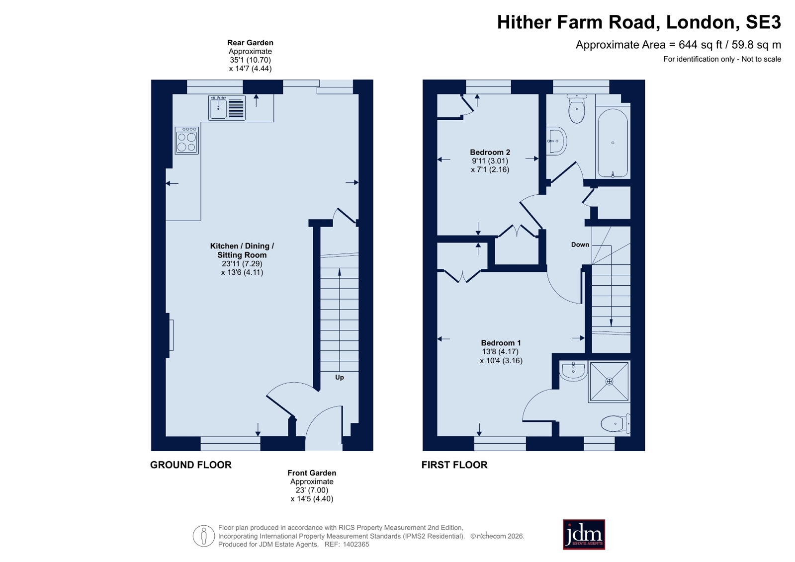 77, Hither Farm Road, Blackheath floorplan