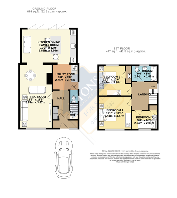 8 Willen Road, Newport Pagnell floorplan