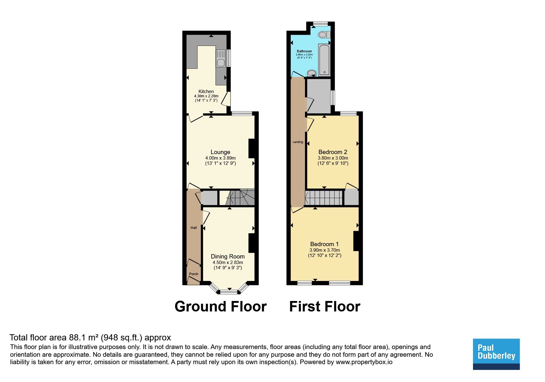 148, Hilton Street, Wolverhampton floorplan