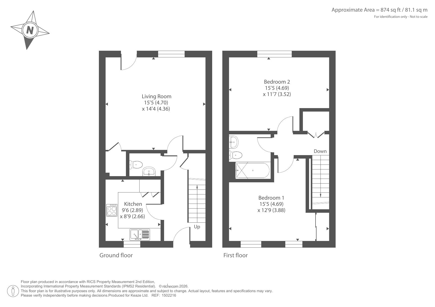 Kestrel Approach, CO11 1GJ, Brantham floorplan