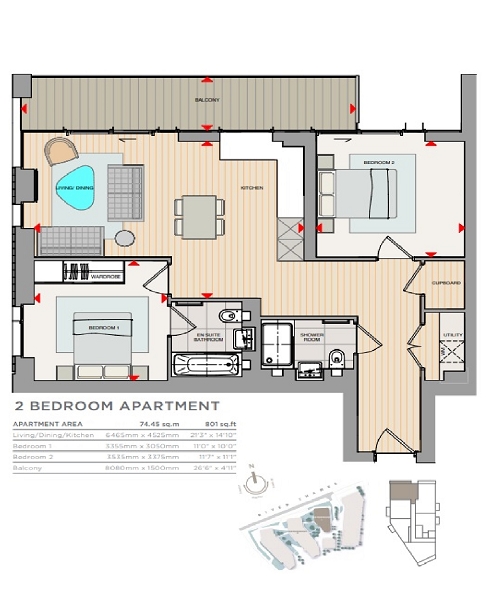 2 Bedrooms Flat to rent in Duke Of Wellington Avenue, Royal Arsenal Riverside SE18
